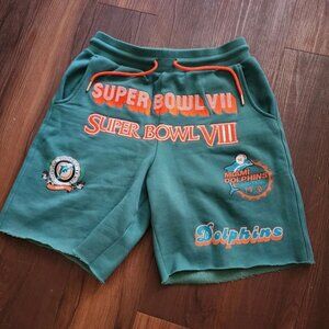 Mitchell & Ness NFL Miami Dolphins Super Bowl VIII Throwback Shorts Size XL RARE